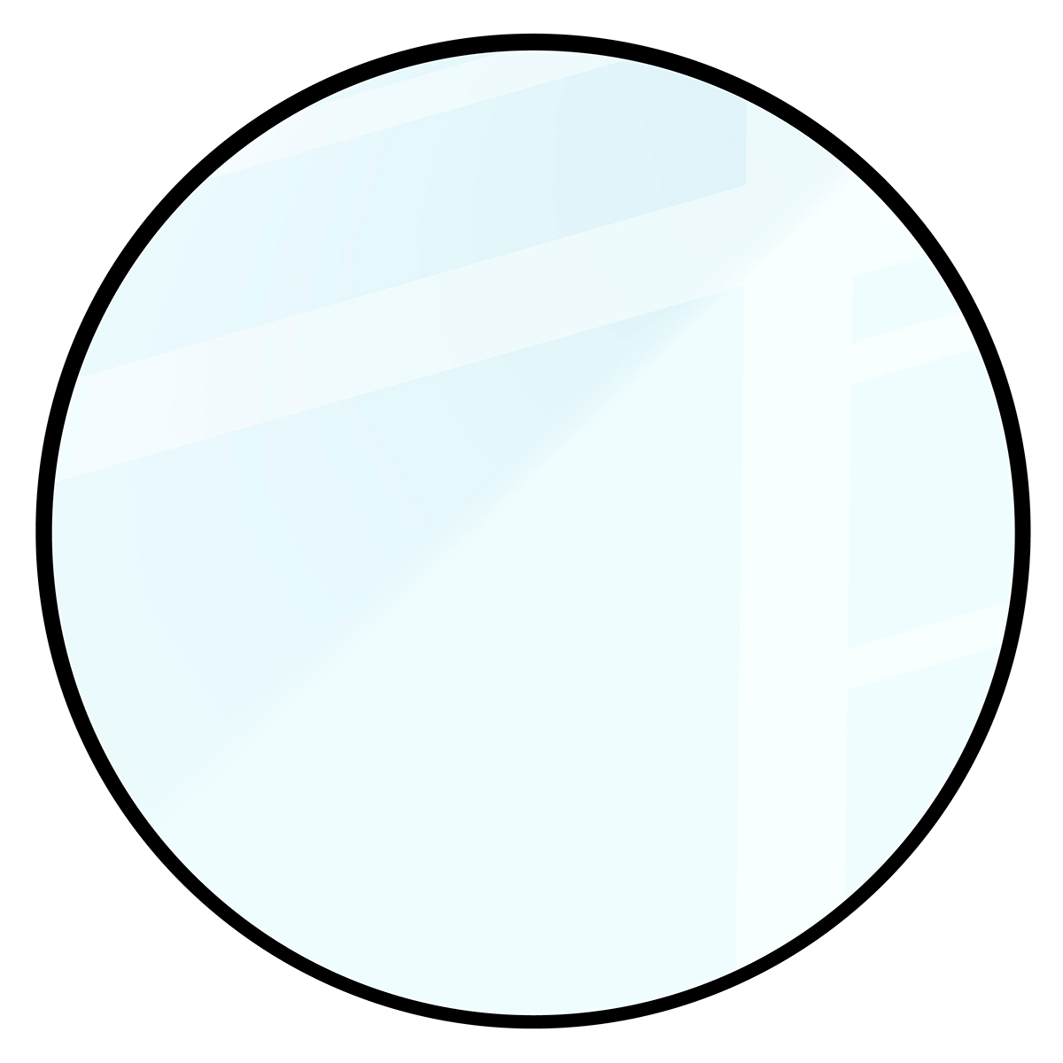 Wymiary szkła hybrydowego Bizon Glass Watch Edge dla Garmin Instinct 3 50 mm