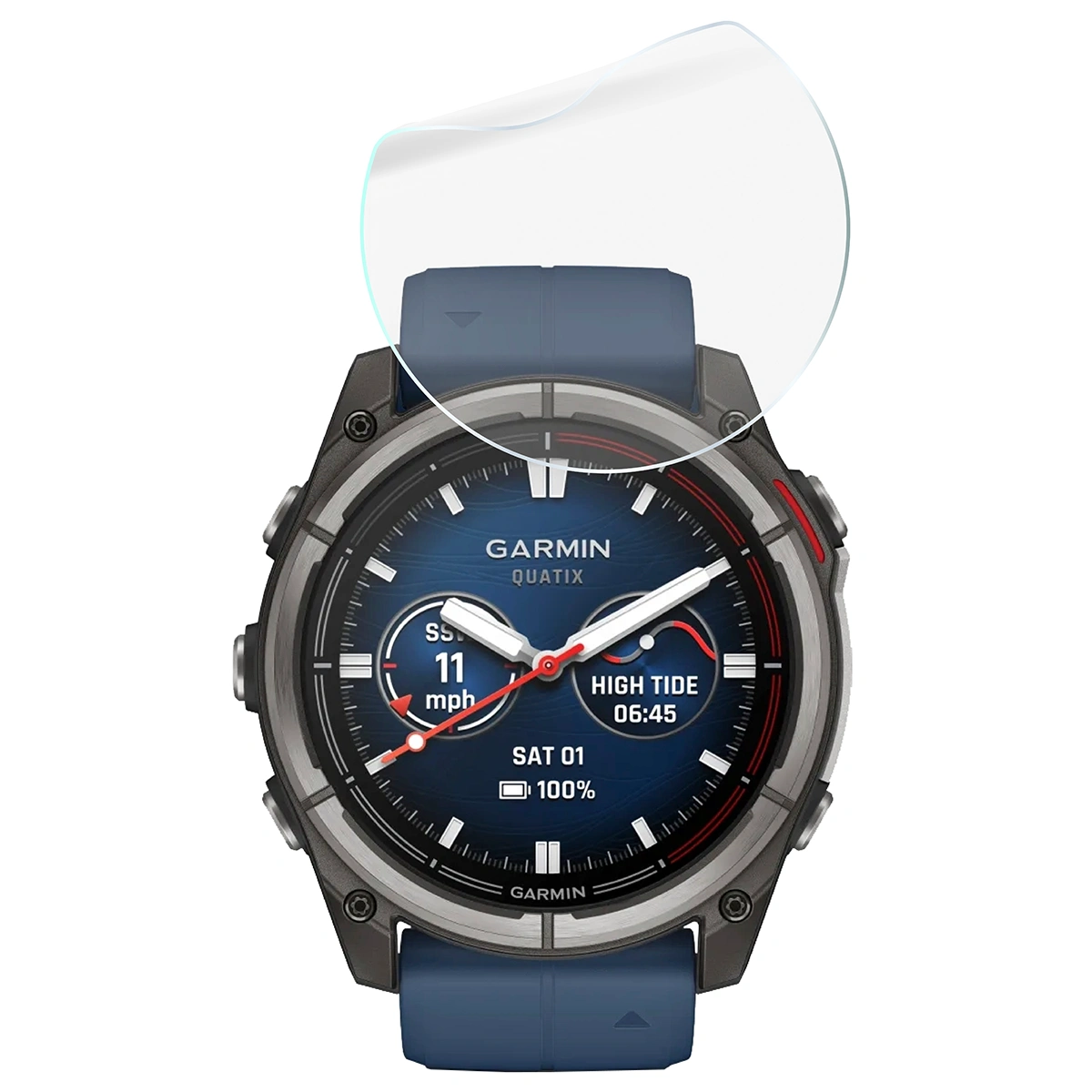 Zestaw folii hydrożelowych Bizon Glass Watch Hydrogel dla Garmin Quatix 8 Pro 47 mm