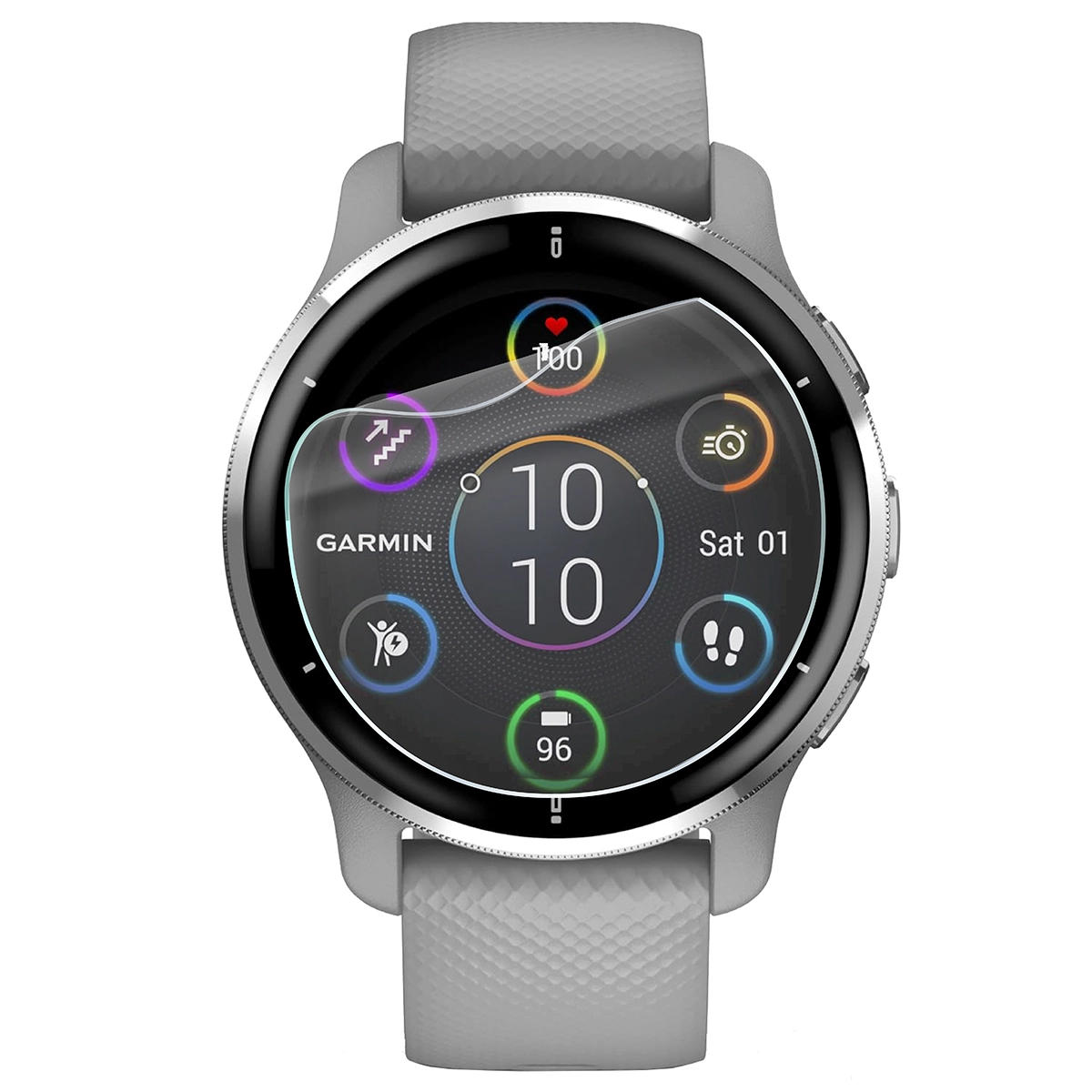 Folia hydrożelowa Bizon Watch Film HydroFlex do Garmin Venu 2 Plus na zegarku