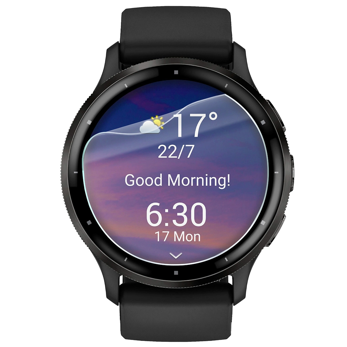 Hydrogelová fólie Bizon Watch Film HydroFlex pro Garmin Venu 3 na hodinkách