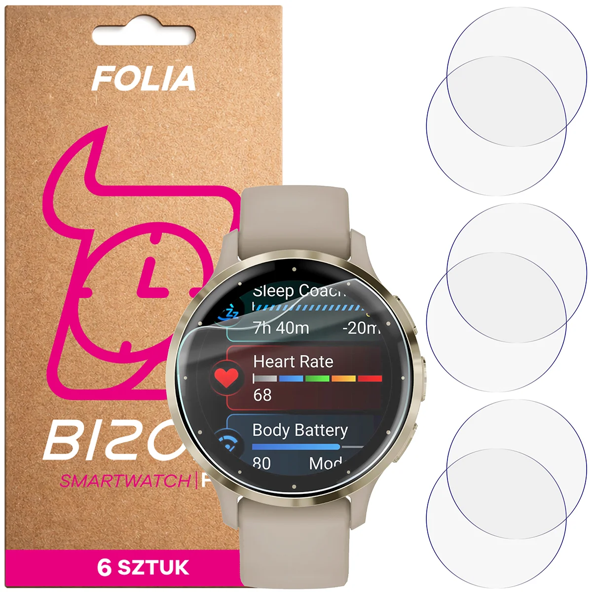 Bison Watch Film HydroFlex for Garmin Venu 3S