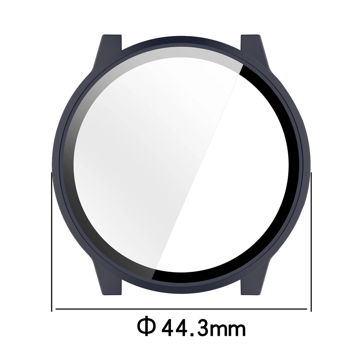 Dimensiunile carcasei Bizon Case+Glass Watch pentru Garmin Venu 4 41 mm