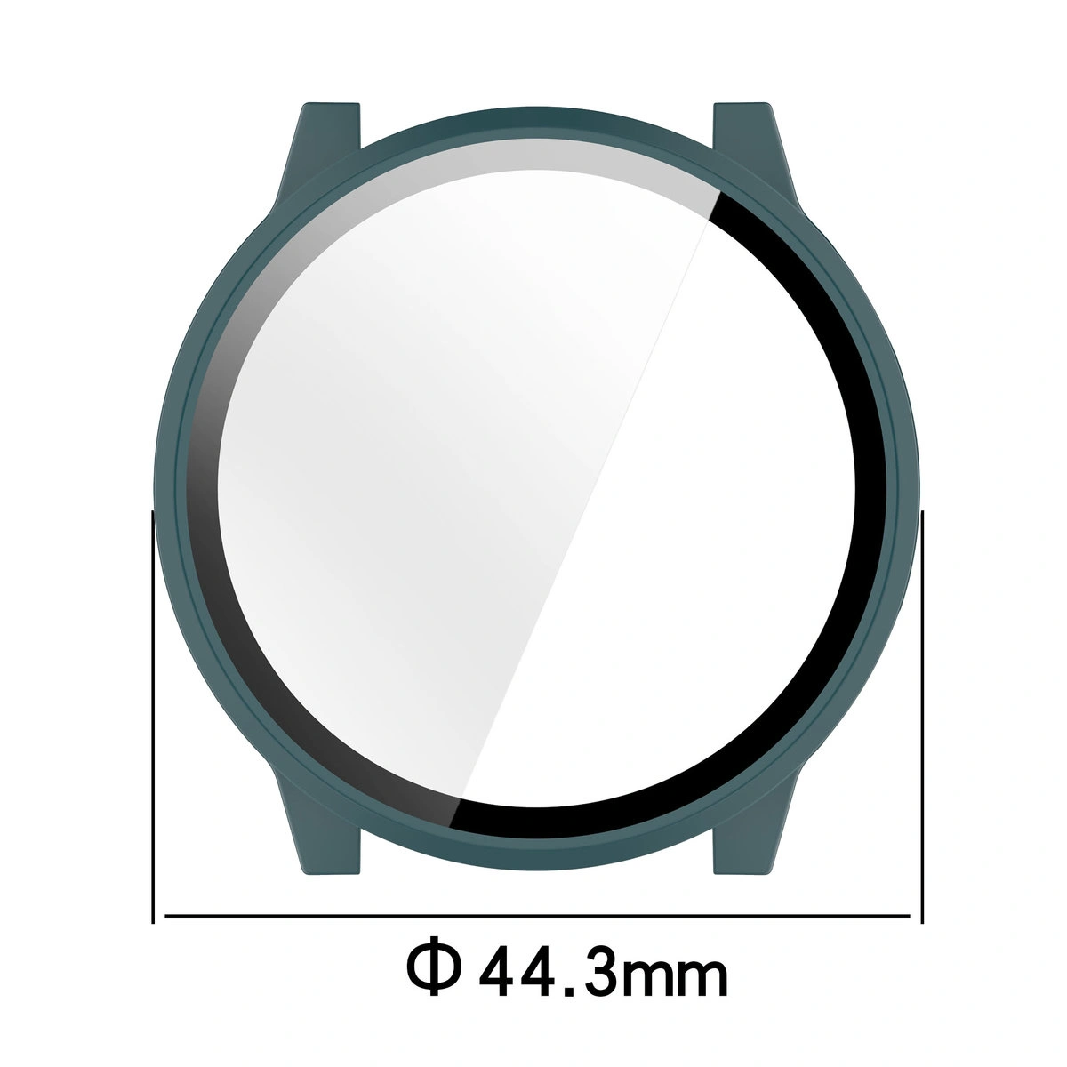 Dimensiunile husei Bizon Case+Glass Watch pentru Garmin Venu 4 41 mm