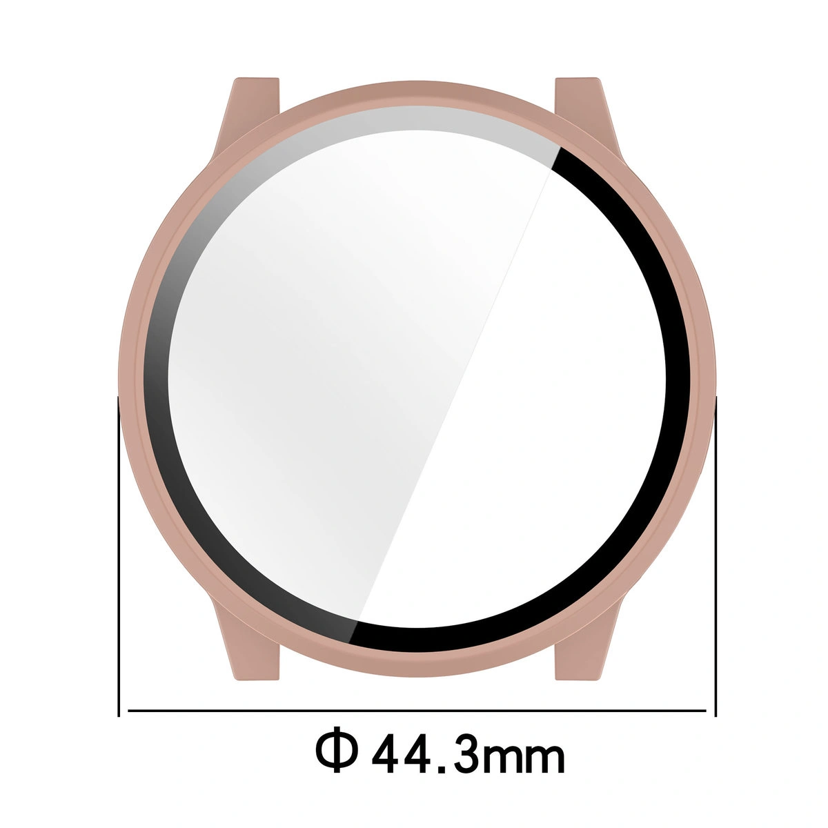 Dimensiunile carcasei Bizon Case+Glass Watch pentru Garmin Venu 4 41 mm