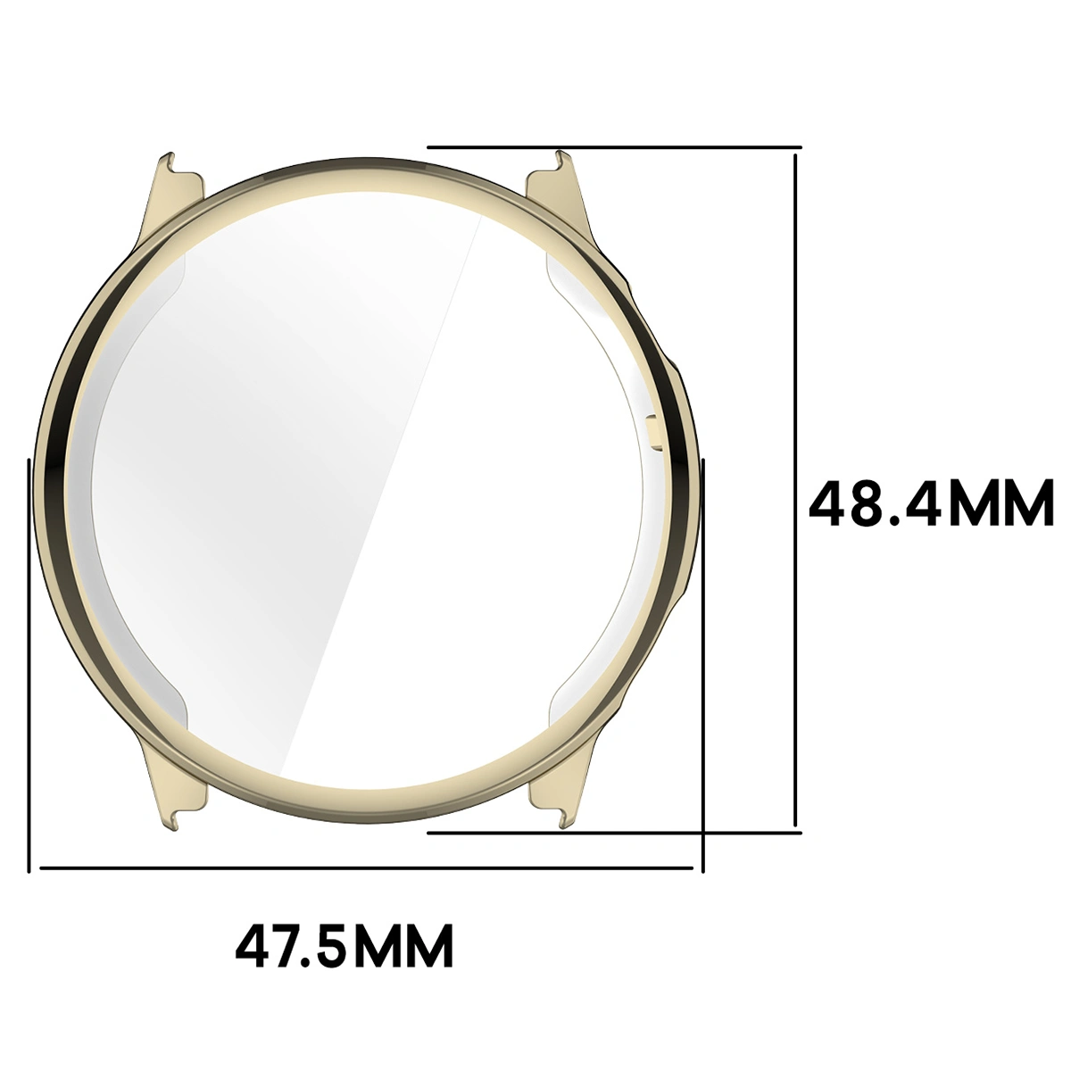 Etui Bizon Case Watch Felipe dla Garmin Venu 4 45 mm