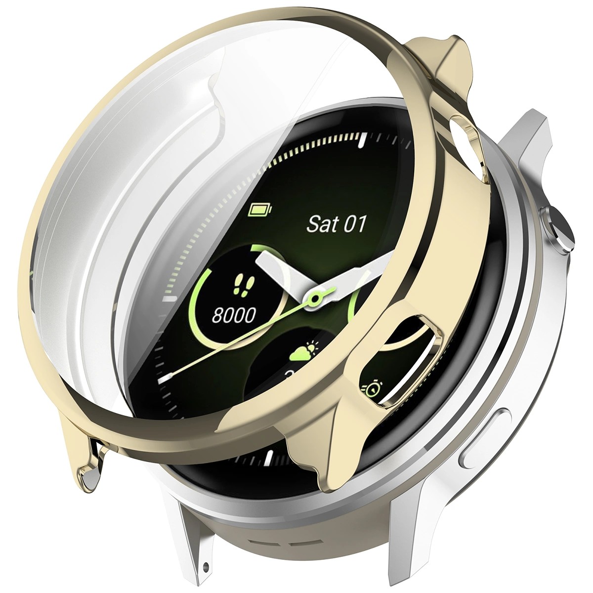 Front oraz tył Bizon Case Watch Felipe dla Garmin Venu 4 45 mm