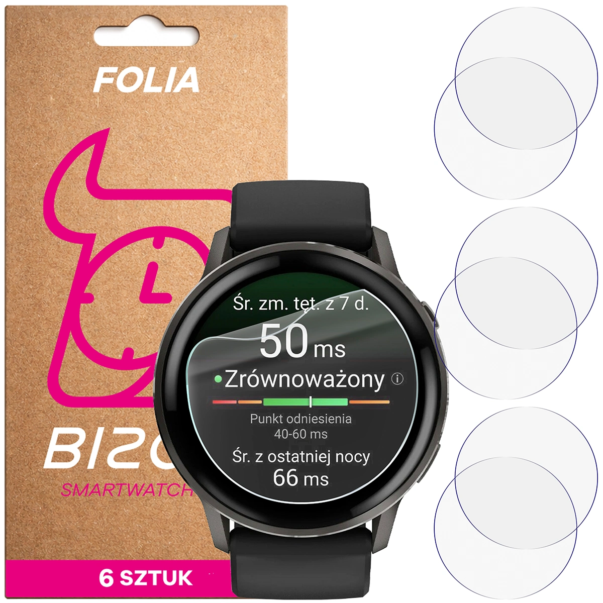 Bison Watch Film HydroFlex hydrogel film for Garmin Venu 4 45 mm