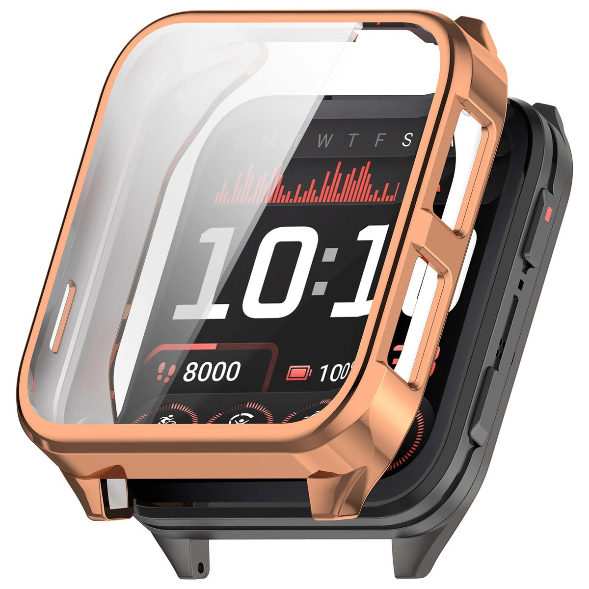Front oraz tył Bizon Case Watch Felipe dla Garmin Venu X1