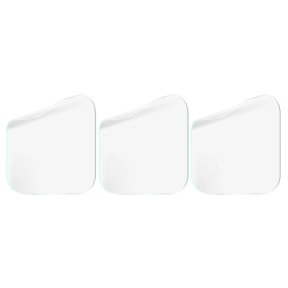 Trzy sztuki folii hydrożelowej Bizon Watch Film HydroFlex