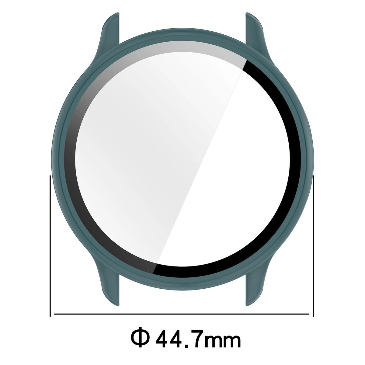 Abmessungen des Etuis Bizon Case+Glass Watch für Garmin Vivoactive 6