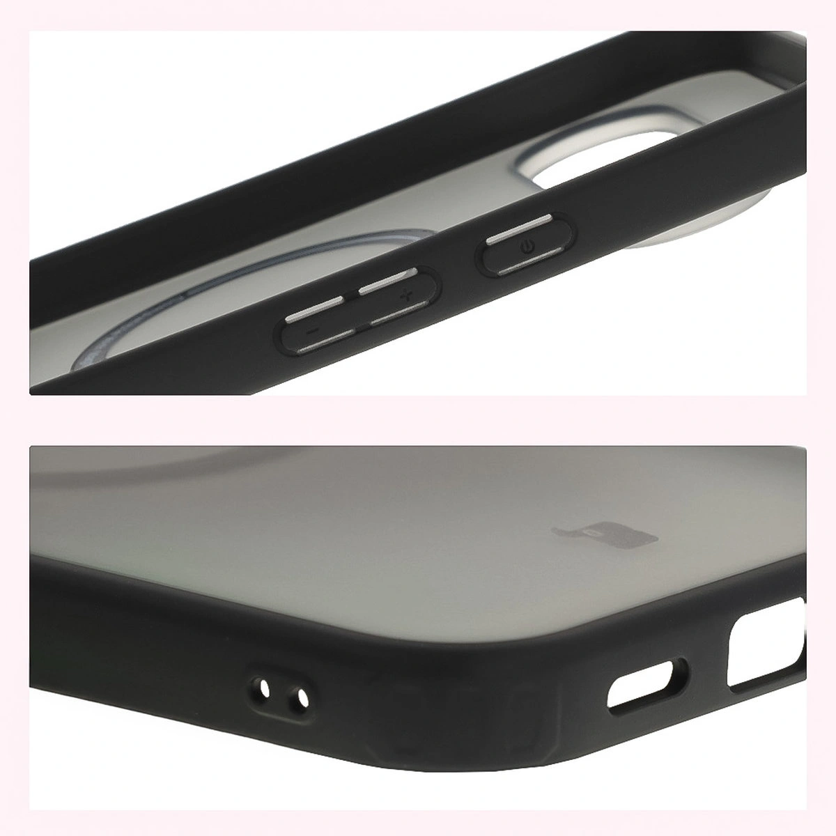 Wzmocnione narożniki i podwyższone ranty ekranu w etui Bizon Case MatteO do Google Pixel 10 Pro XL