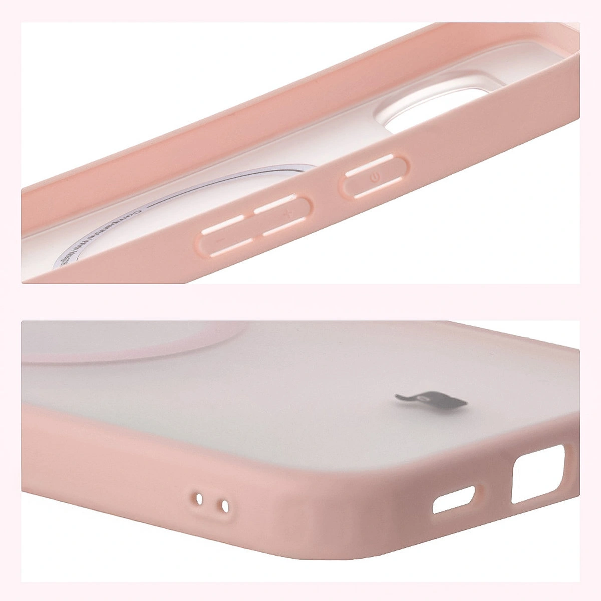 Wzmocnione narożniki i podwyższone ranty ekranu w etui Bizon Case MatteO do Google Pixel 10 Pro XL