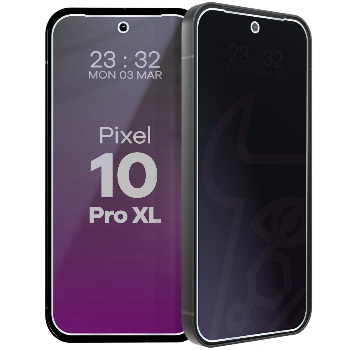 Szkło hybrydowe prywatyzujące Bizon Glass Mule Shadow do Google Pixel 10 Pro XL