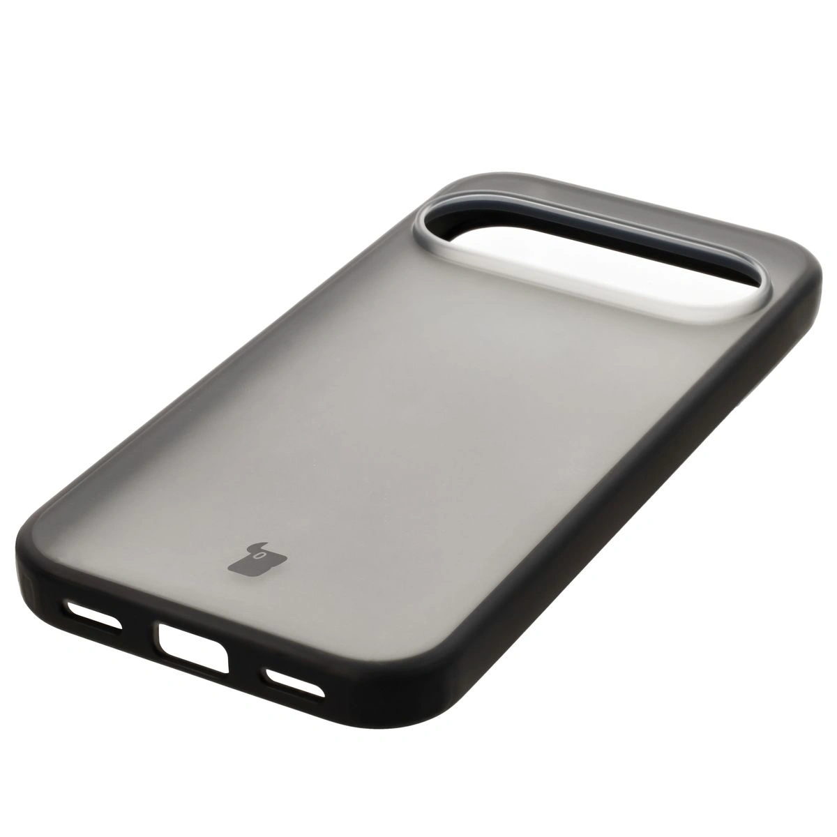 Zintegrowane przyciski, wycięcia i hybrydowy materiał w etui Bizon Case Angelo do Google Pixel 10 / Google Pixel 10 Pro