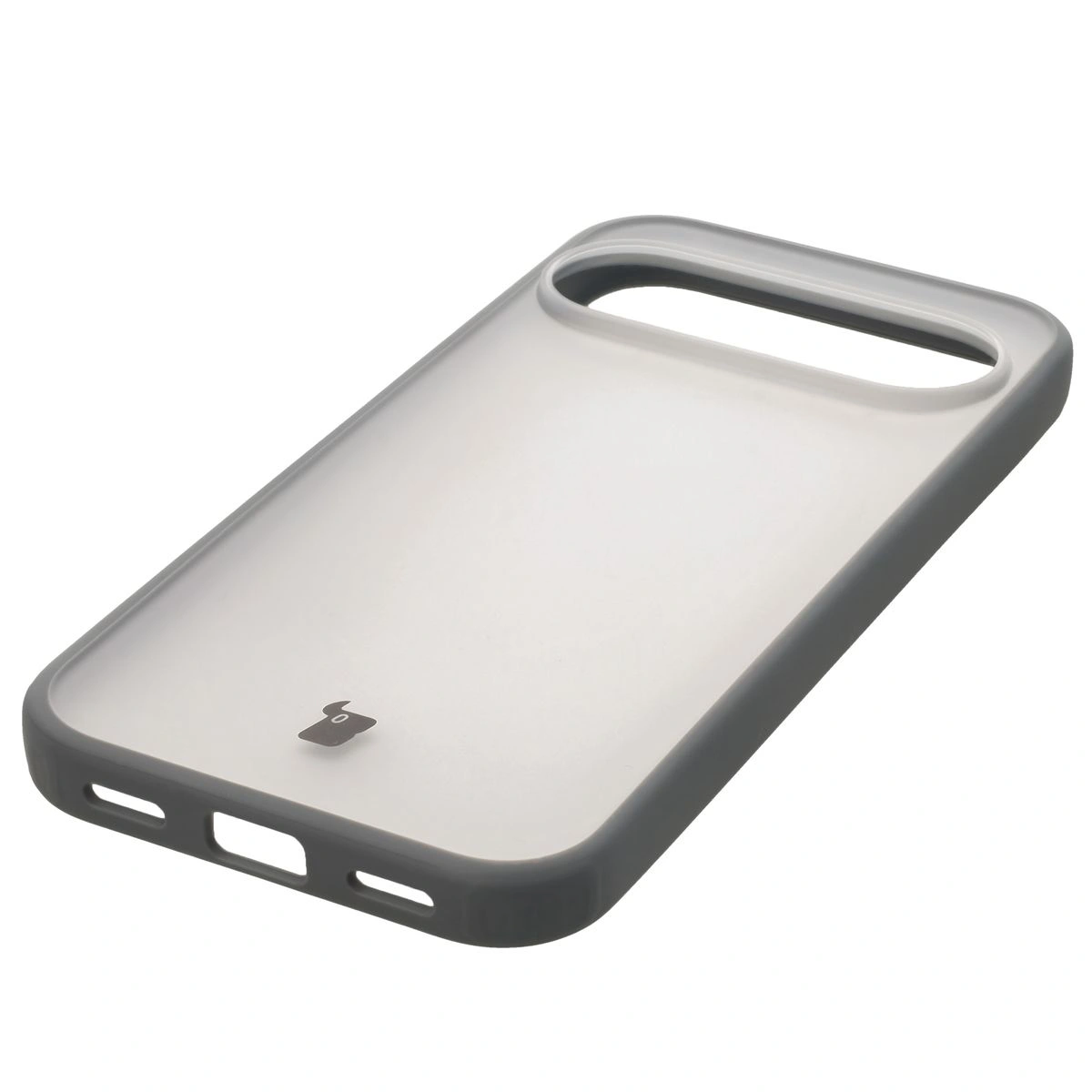 Zintegrowane przyciski, wycięcia i hybrydowy materiał w etui Bizon Case Angelo do Google Pixel 10 / Google Pixel 10 Pro