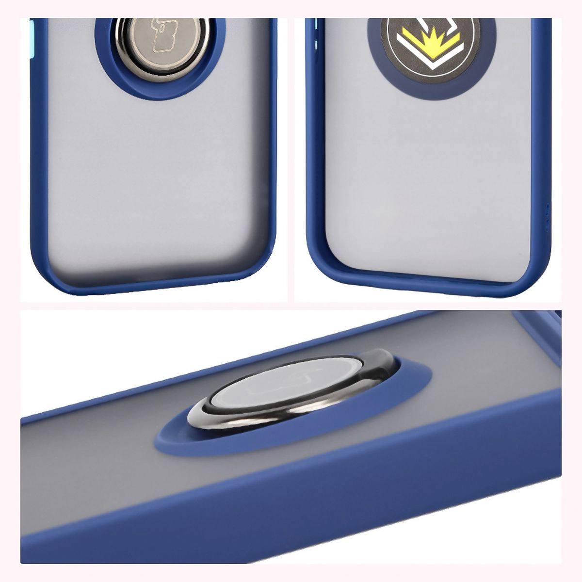 Właściwości Bizon Case Hybrid Ring do Google Pixel 10 / Google Pixel 10 Pro: antypoślizgowa ramka i matowy design