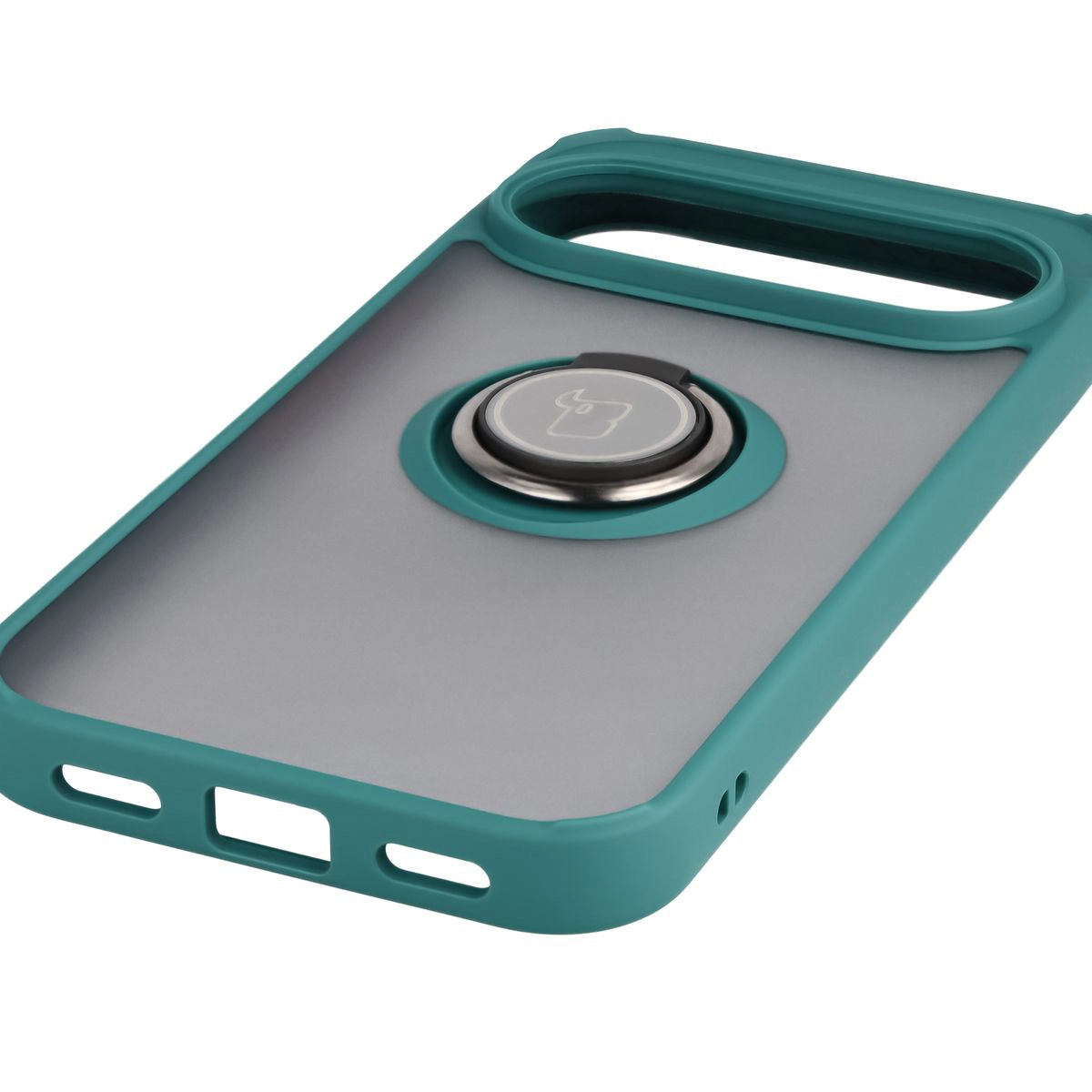Precyzyjne wycięcia, zintegrowane osłony oraz wycięcie na smyczkę w etui Bizon Case Hybrid Ring do Google Pixel 10 / Google Pixel 10 Pro