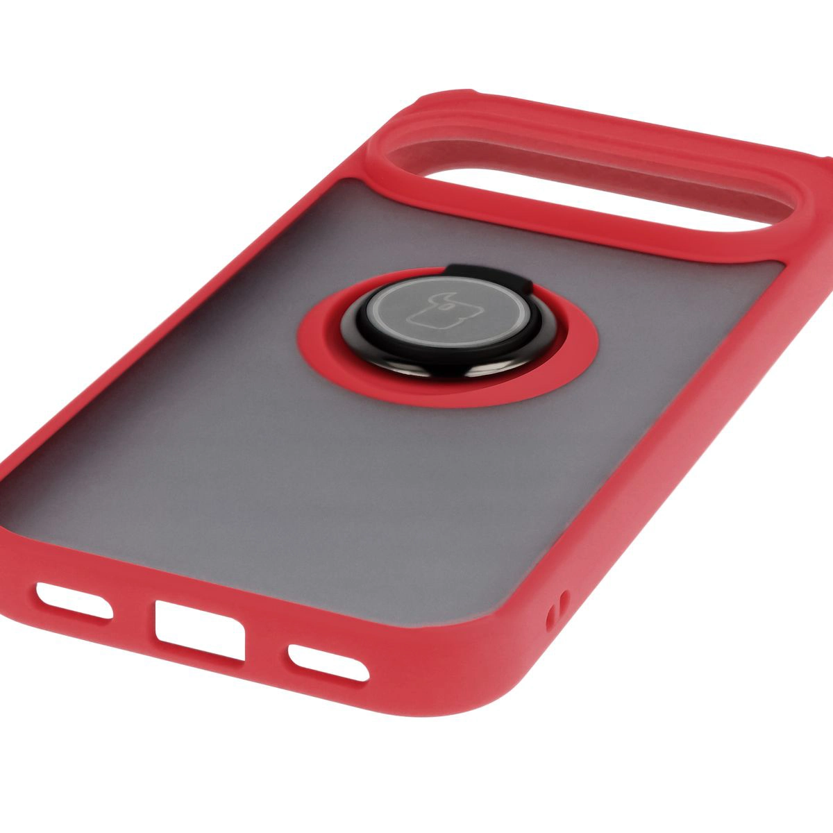 Precyzyjne wycięcia, zintegrowane osłony oraz wycięcie na smyczkę w etui Bizon Case Hybrid Ring do Google Pixel 10 / Google Pixel 10 Pro