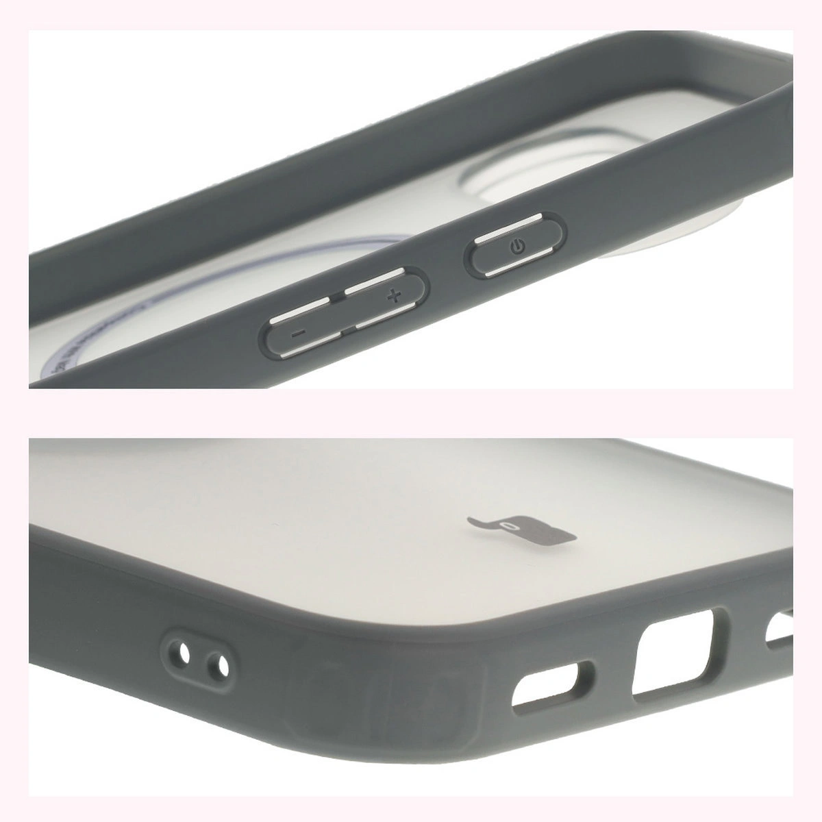 Wzmocnione narożniki i podwyższone ranty ekranu w etui Bizon Case MatteO do Google Pixel 10 / Google Pixel 10 Pro