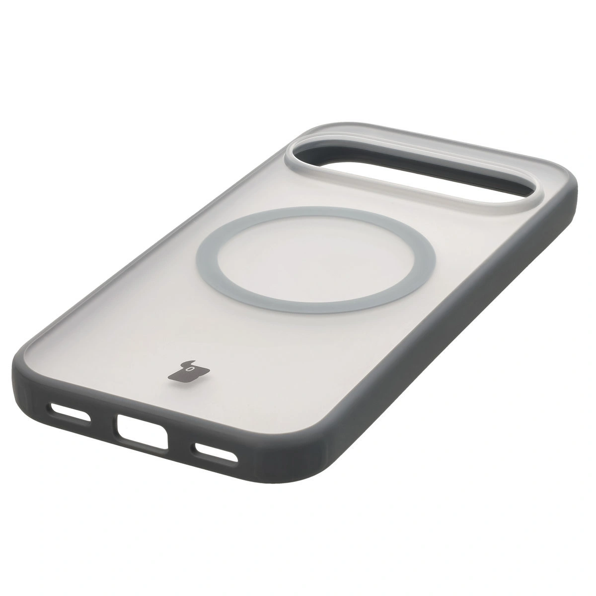 Zintegrowane przyciski, wycięcia i hybrydowy materiał w etui Bizon Case MatteO do Google Pixel 10 / Google Pixel 10 Pro