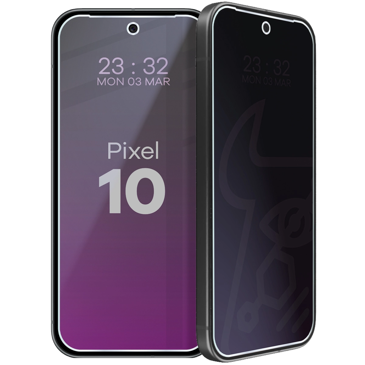 Szkło hybrydowe prywatyzujące Bizon Glass Mule Shadow do Google Pixel 10