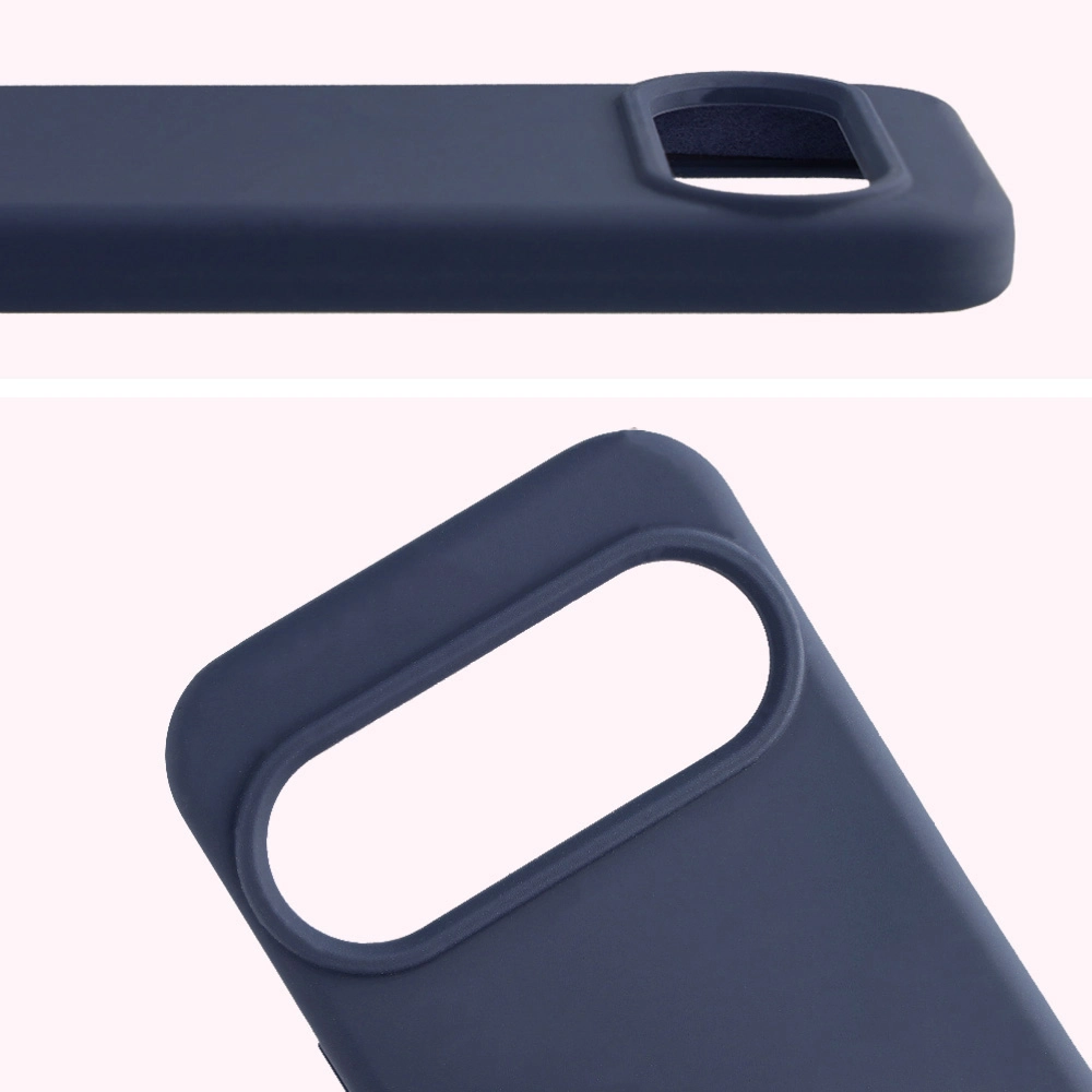 Zbliżenie na wycięcie na obiektywy w etui Bizon Soft Case do Google Pixel 10 / Google Pixel 10 Pro