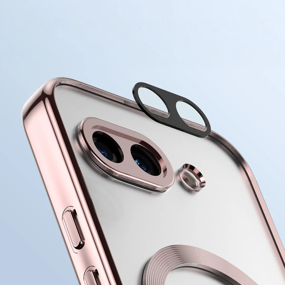 Metallic frame, raised edges, and integrated covers in Bizon Case GuardO for Google Pixel 10a