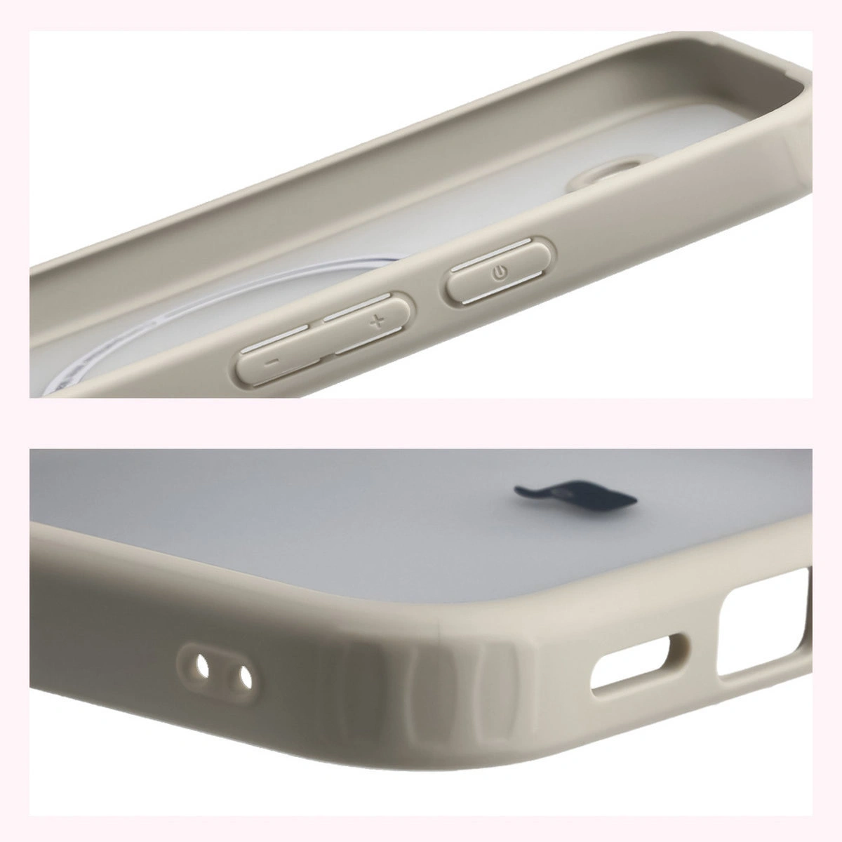 Zpevněné rohy a vyvýšené hrany obrazovky v pouzdru Bizon Case MatteO pro Google Pixel 10a