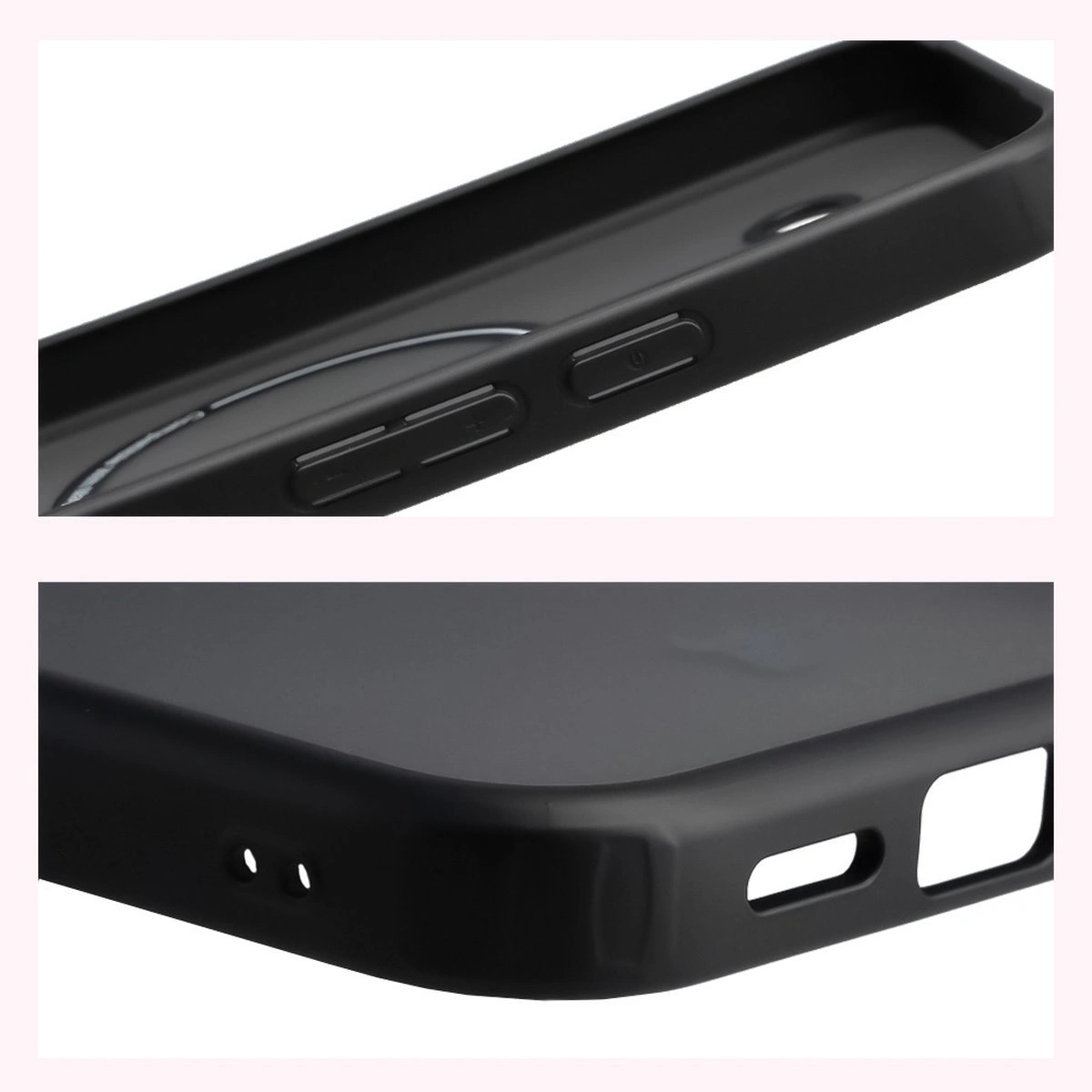 Reinforced corners and raised edges of the screen in the Bizon Case MatteO for Google Pixel 10a