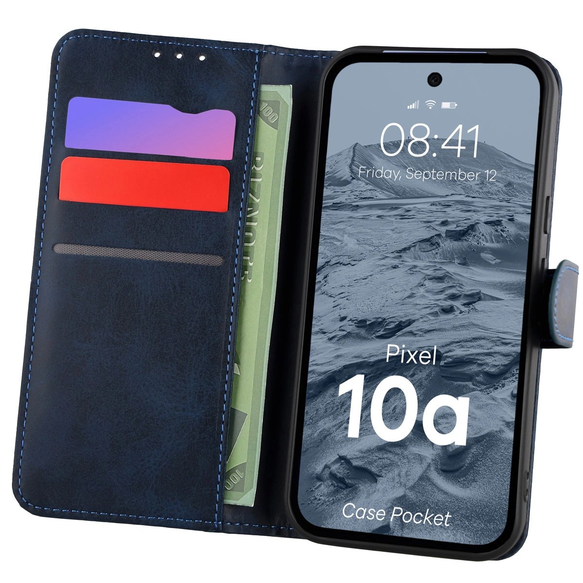 Case with card slots Bison Case Pocket for Google Pixel 10a