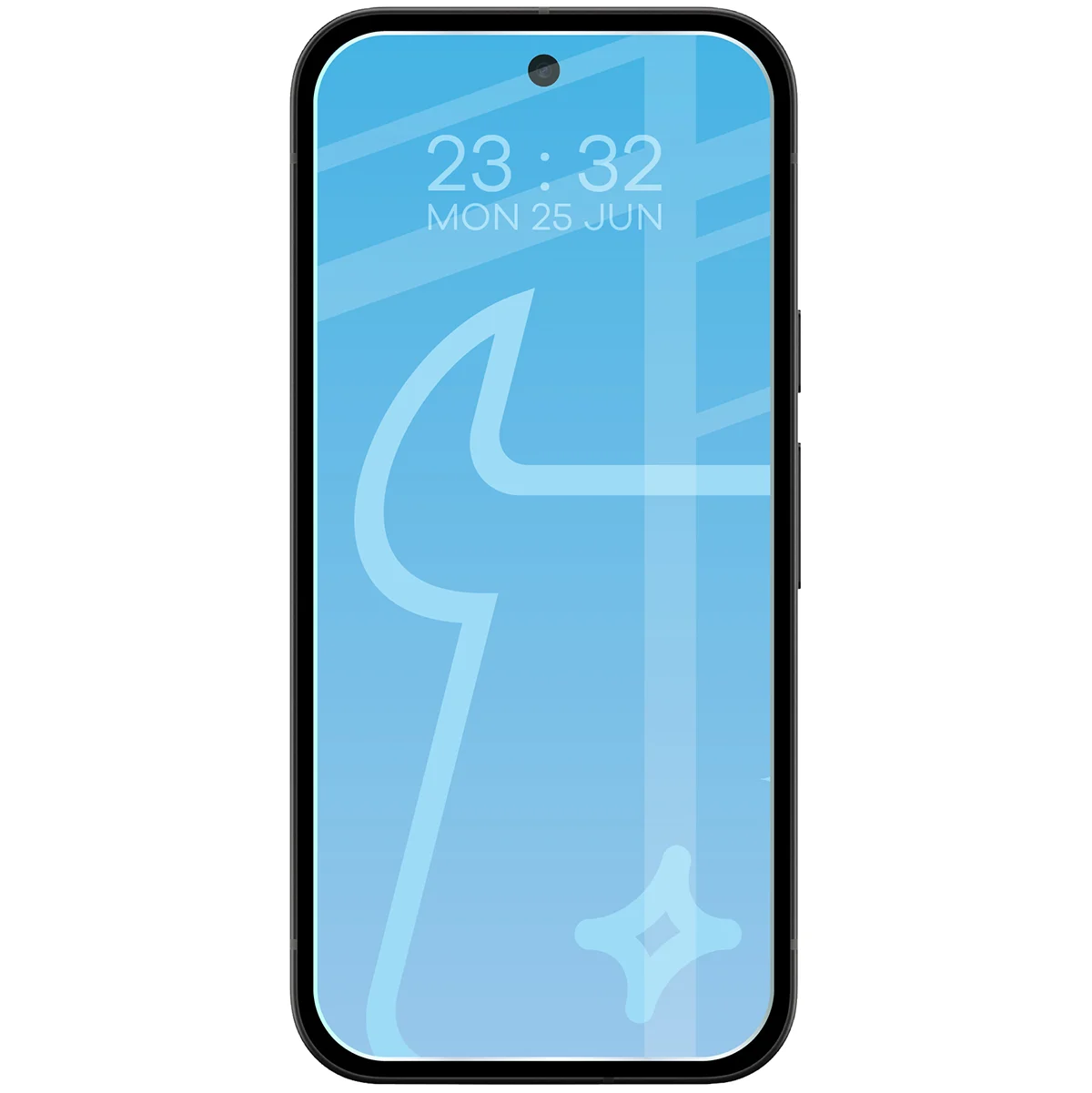 Telefon z nałożonym szkłem Bizon Glass Clear do Google Pixel 10a