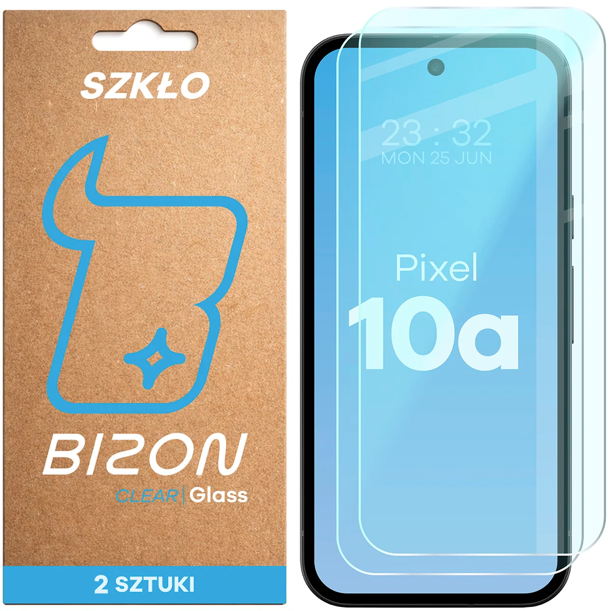 Szkło hartowane Bizon Glass Clear Duo do Google Pixel 10a