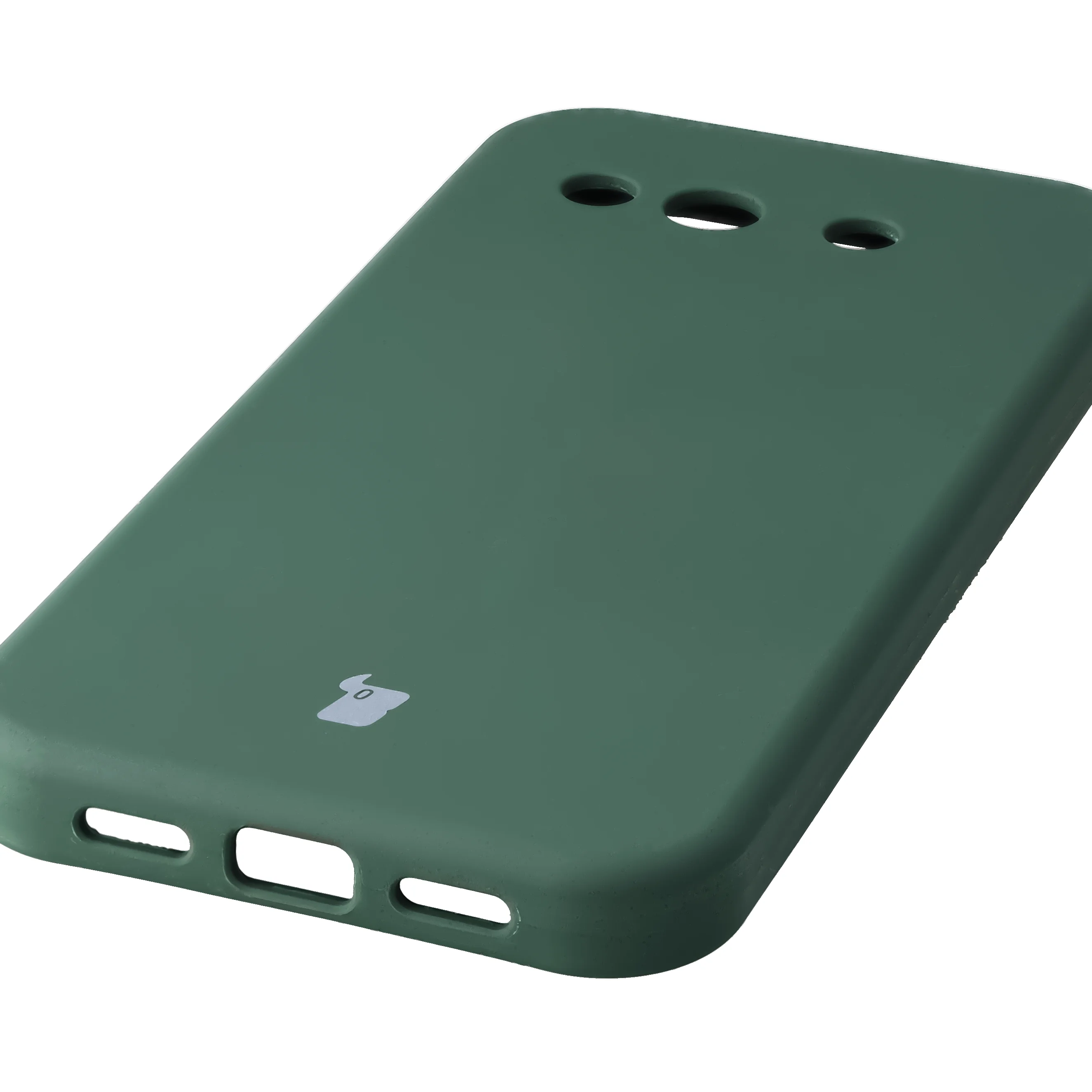 Zbliżenie na precyzyjne wycięcia i możliwość ładowania indukcyjnego w etui Bizon Soft Case do Google Pixel 10a