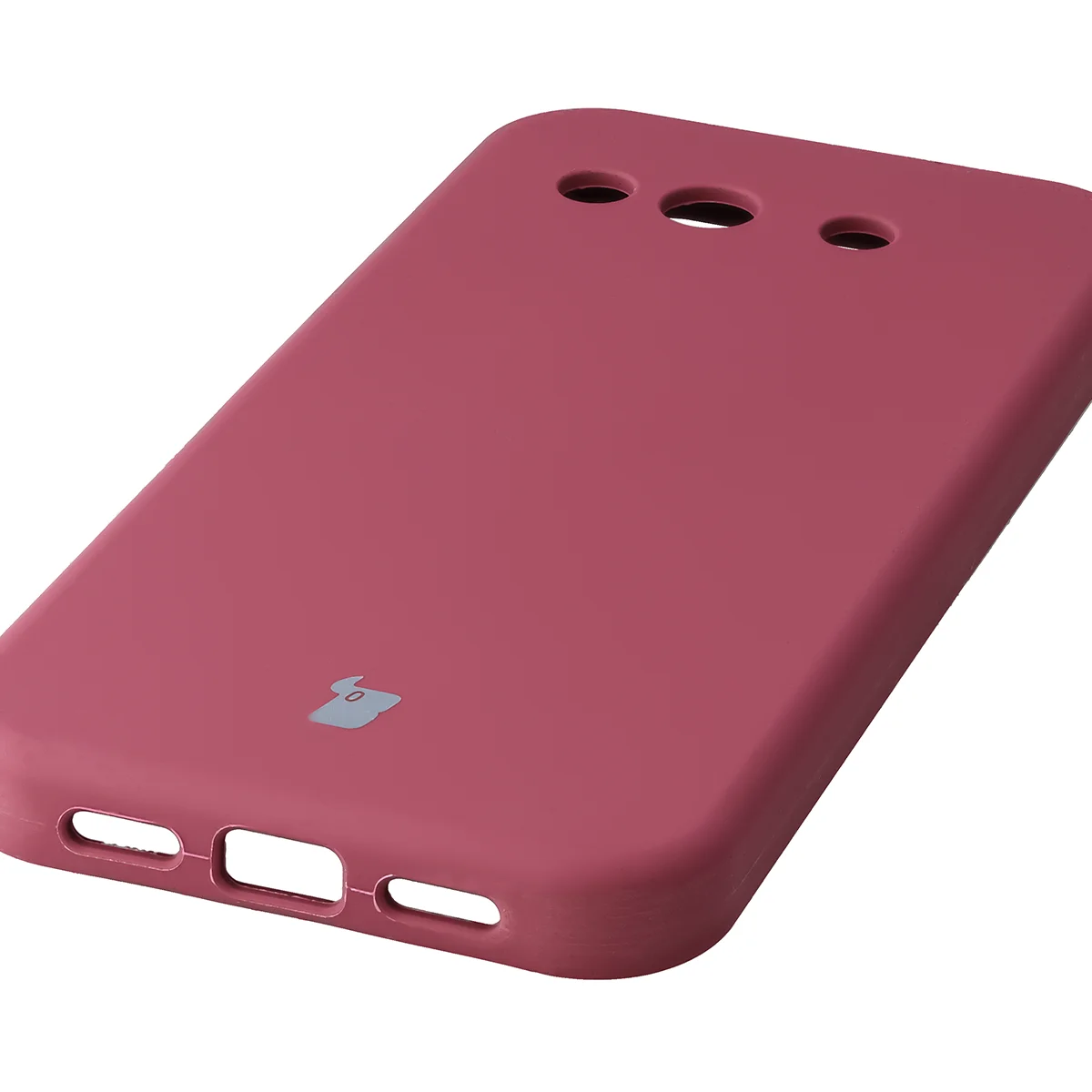 Zbliżenie na precyzyjne wycięcia i możliwość ładowania indukcyjnego w etui Bizon Soft Case do Google Pixel 10a