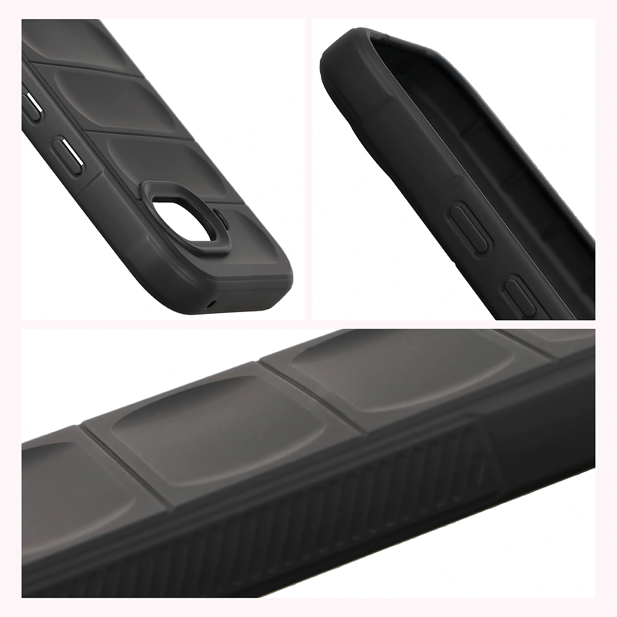 Margini ridicate și suprafață antiderapantă în etui-ul Bizon Case Tur pentru Google Pixel 10a