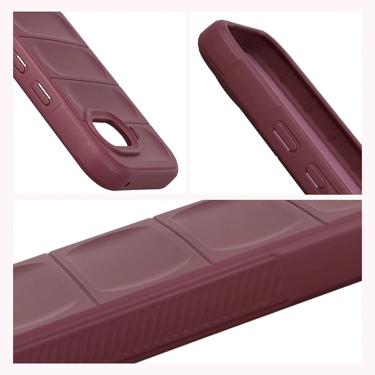 Raised edges and non-slip surface in the Bison Case Tur for Google Pixel 10a