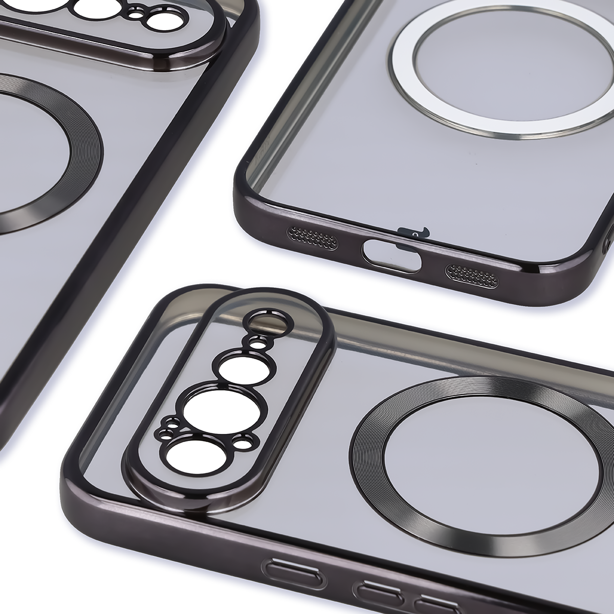 Close-up of the built-in camera protection in Bizon Case EduardO for Google Pixel 11 Pro XL