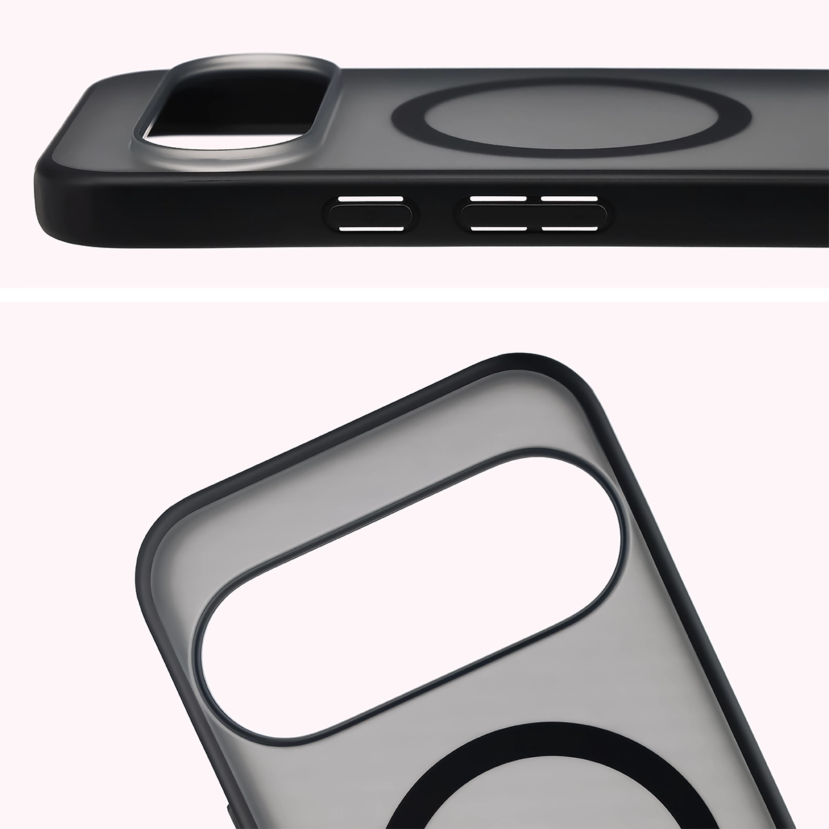 Full cutout and raised edges for the camera in the Bizon Case MatteO for Google Pixel 11 Pro XL / 10 Pro XL