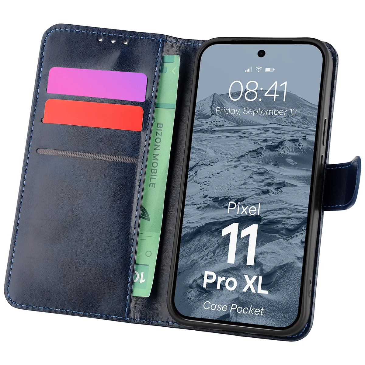 Flap case with card slots Bison Case Pocket for Google Pixel 11 Pro XL