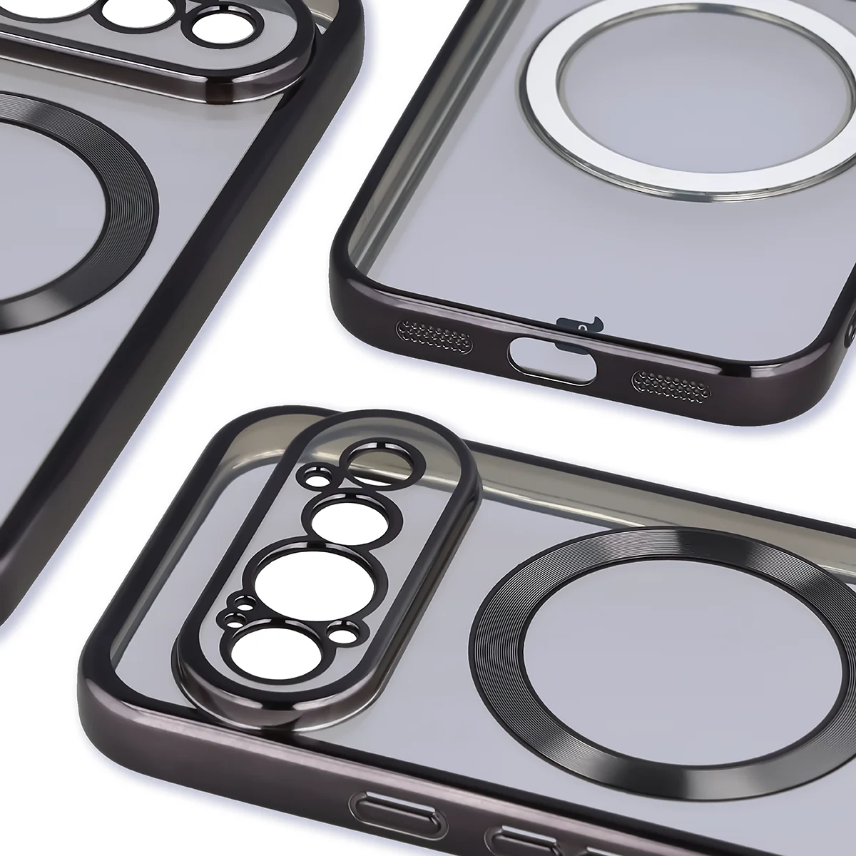 Close-up of the built-in camera protection in the Bizon Case EduardO for Google Pixel 11 Pro
