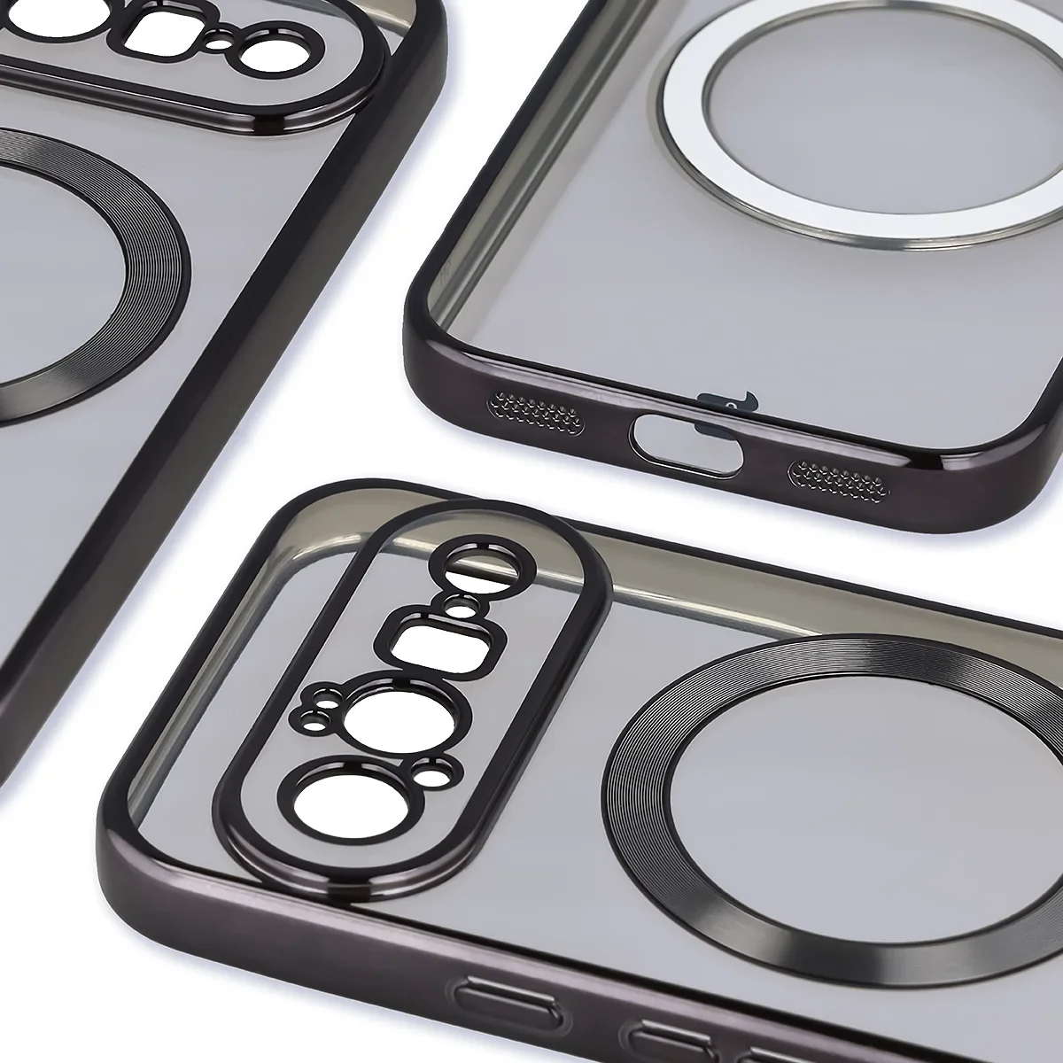 Close-up of the built-in camera protection in the Bizon Case EduardO for Google Pixel 11