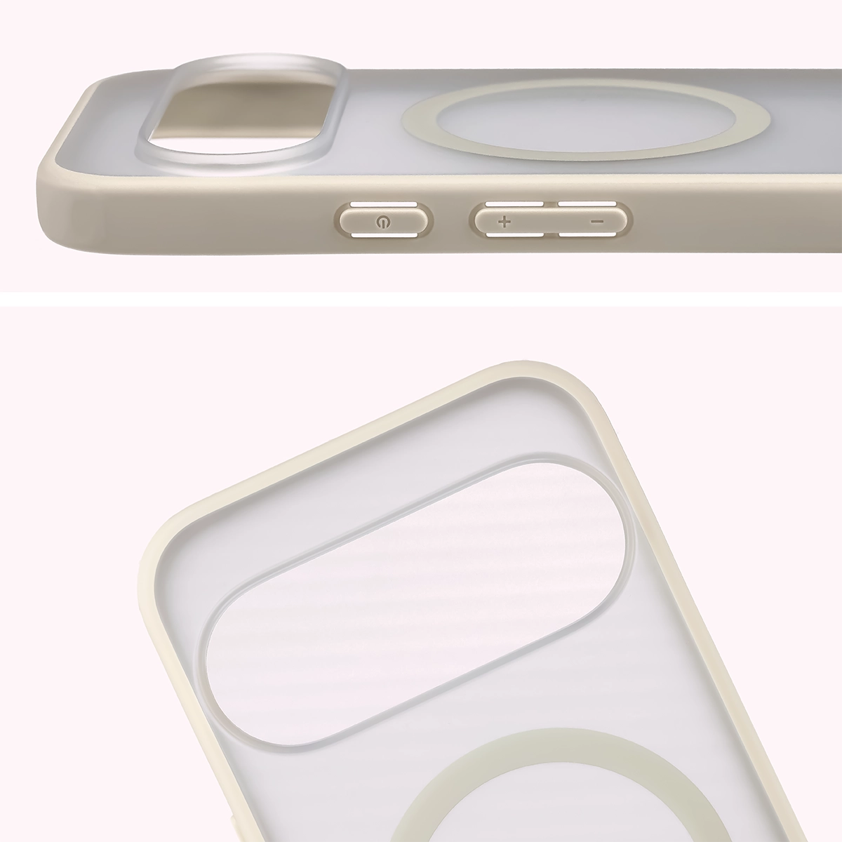 Full cutout and raised edges for the camera in the Bizon Case MatteO for Google Pixel 11 / 11Pro / 10 / 10 Pro
