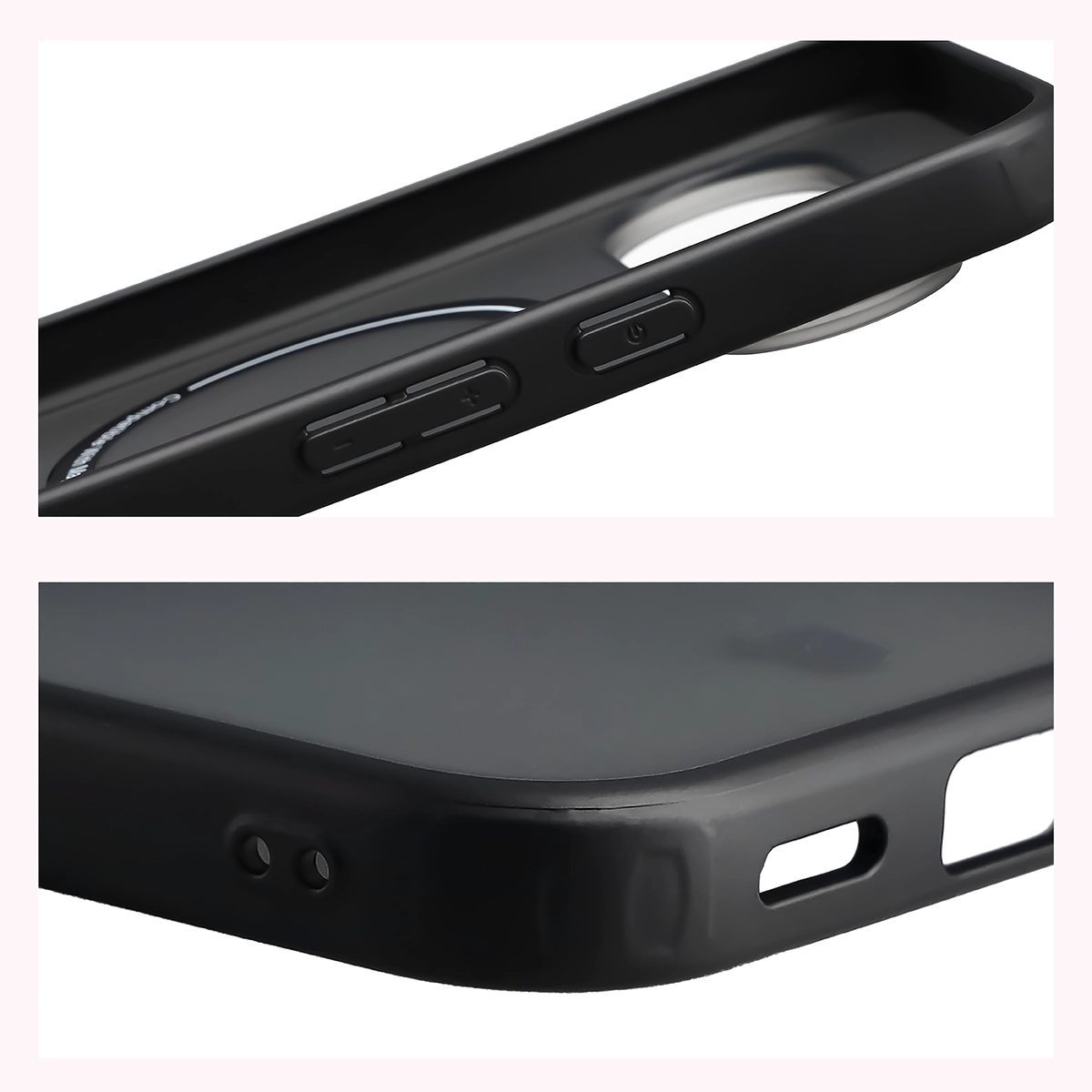Reinforced corners and raised edges of the screen in the Bizon Case MatteO for Google Pixel 11 / 11Pro / 10 / 10 Pro
