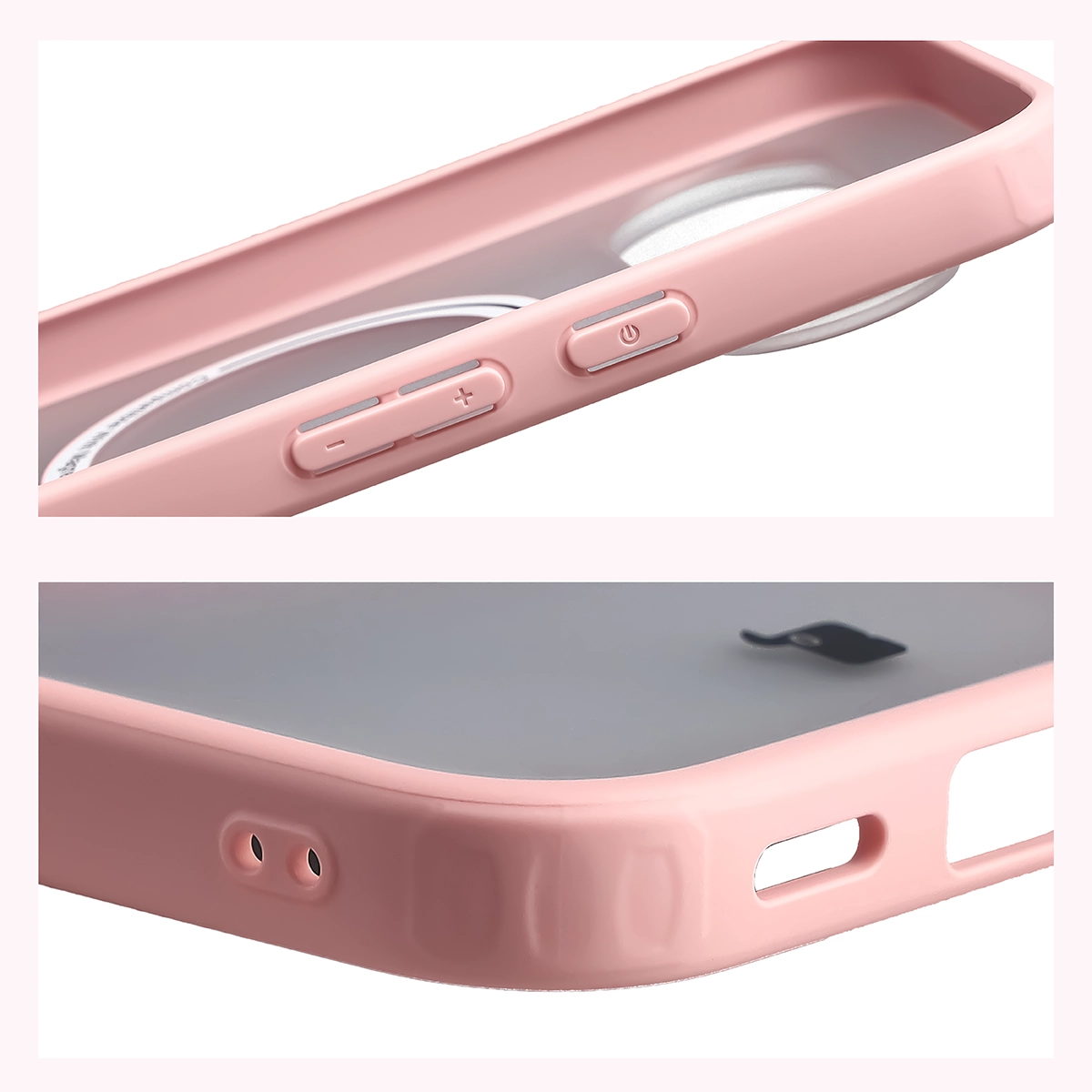Reinforced corners and raised edges of the screen in Bizon Case MatteO for Google Pixel 11 / 11Pro / 10 / 10 Pro