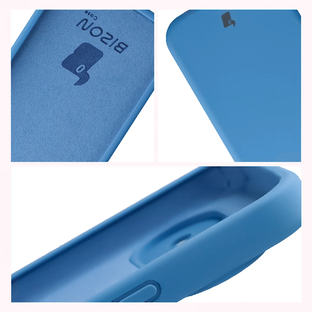 Construction of the Bison Soft Case: integrated covers, raised edges, and microfiber lining for Google Pixel 11