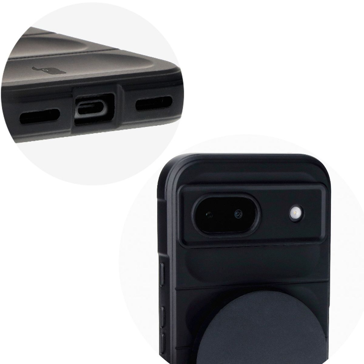 Precise cutouts and compatibility with wireless charging in Bison Case Tur