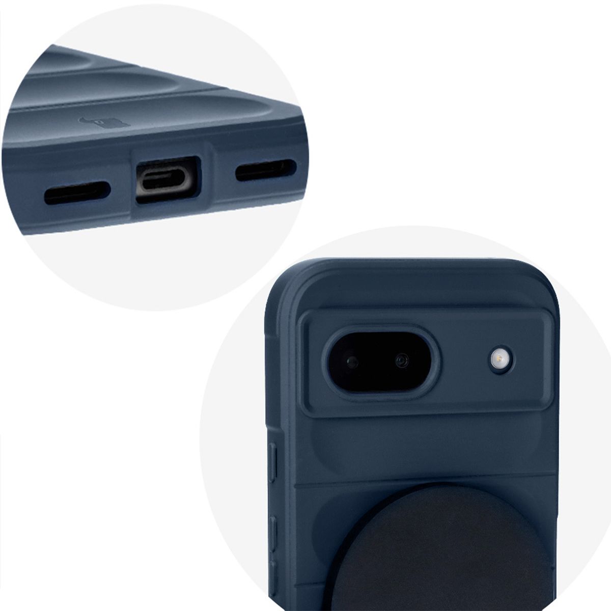 Precise cutouts and compatibility with wireless charging in Bizon Case Tur