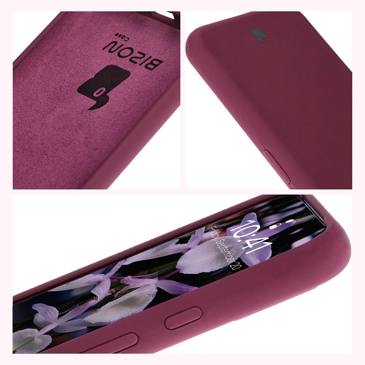Bizon Soft Case construction: integrated covers, raised edges, and microfiber padding