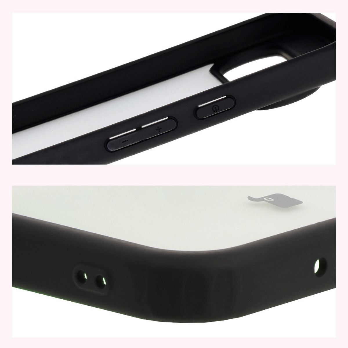 Wzmocnione narożniki i podwyższone ranty ekranu w etui Bizon Case Angelo