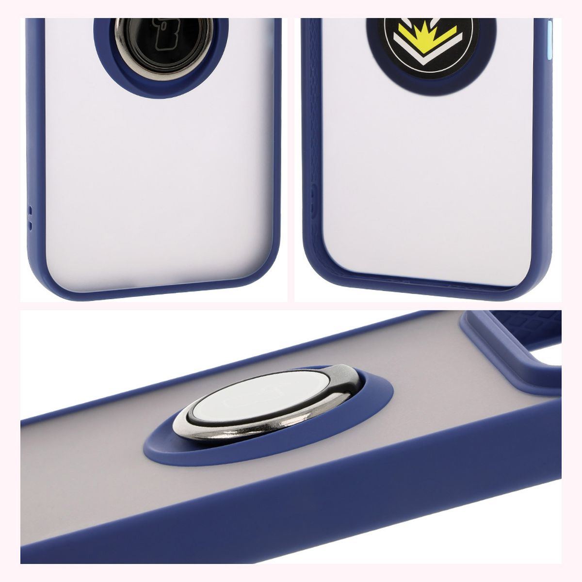 Proprietăți Bizon Case Hybrid Ring: ramă antiderapantă și design mat
